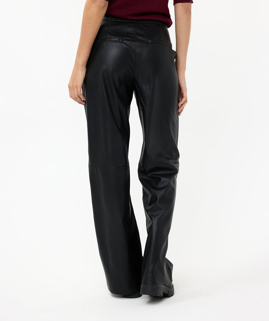 Vegan Leather Trousers by EsQualo Apparel EsQualo