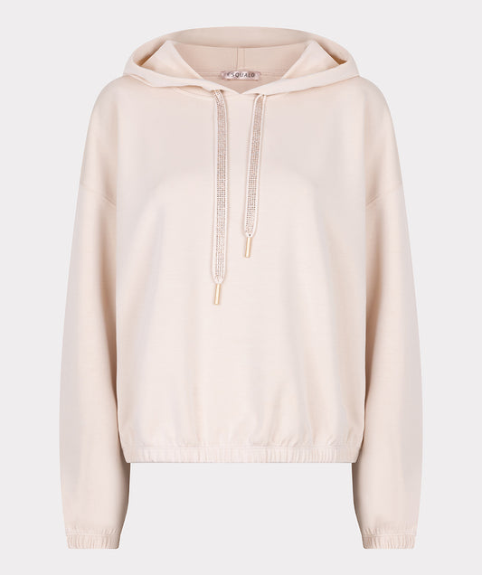 Modal Hoodie by EsQualo sweatshirt EsQualo Sand