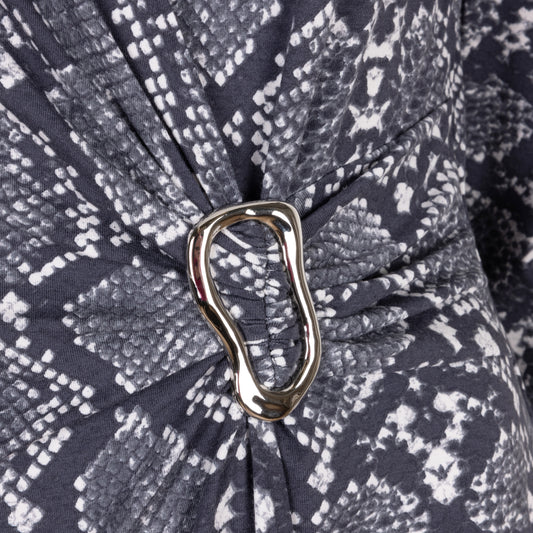 City Dress in Snake Print Dress EsQualo Animal