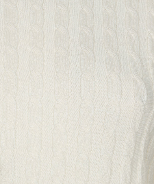 Short-Sleeve Sweater by EsQualo in Bisuit | Maison Khloe