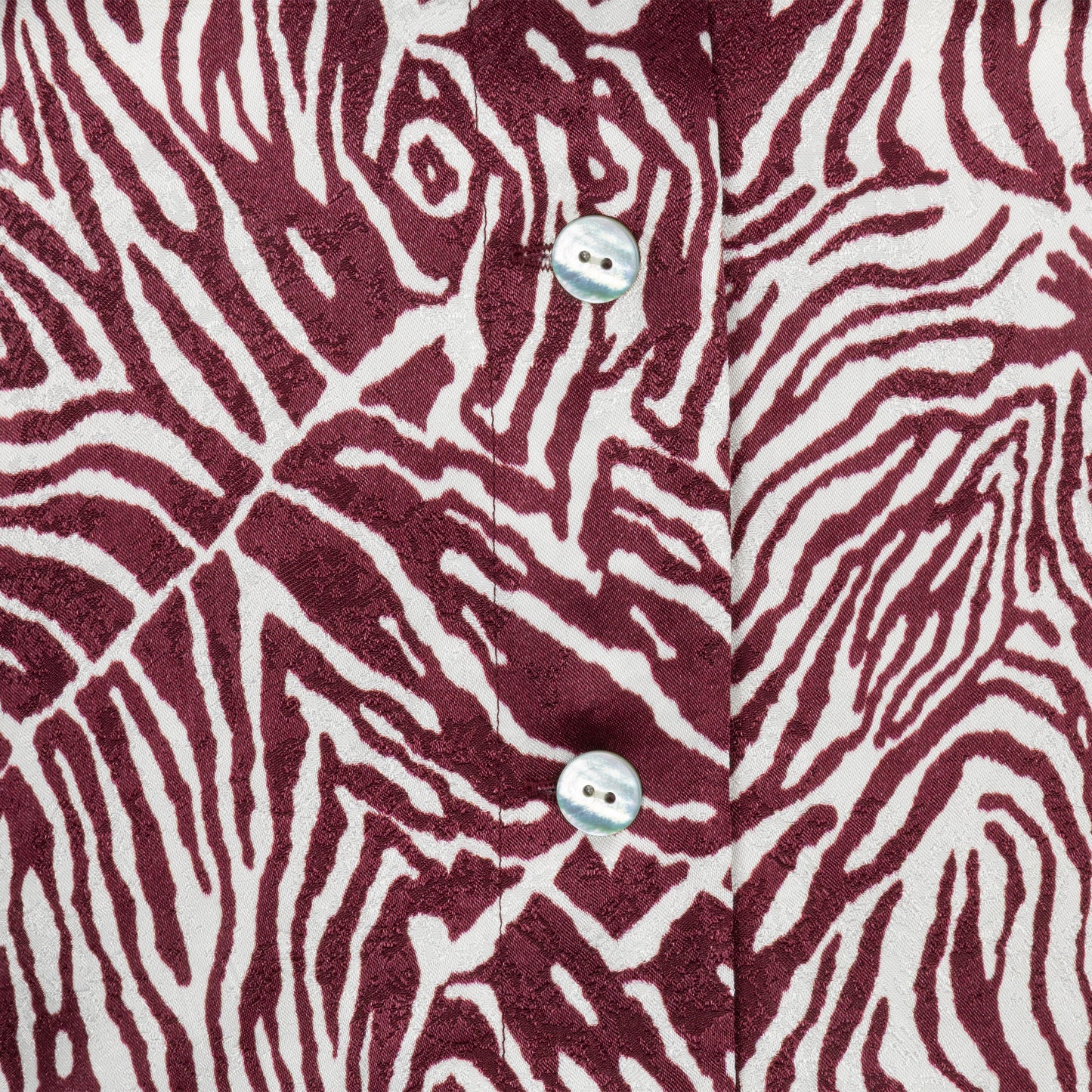 Zebra Short-Sleeve Blouse by EsQualo in Print | Maison Khloe