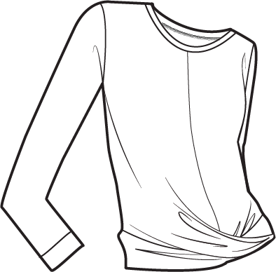 Crossover T by Hello Nite Apparel HELLO NITE