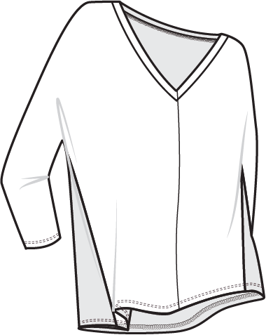 Dolman Sleeve Top by Hello Nite Tops HELLO NITE