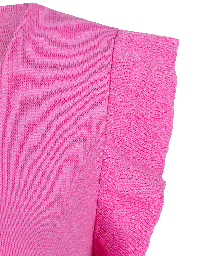 Ruffle Sleeve Shirt by EsQualo