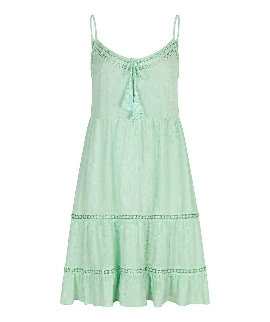 Crinkle Lace Tape Dress by EsQualo Dress EsQualo