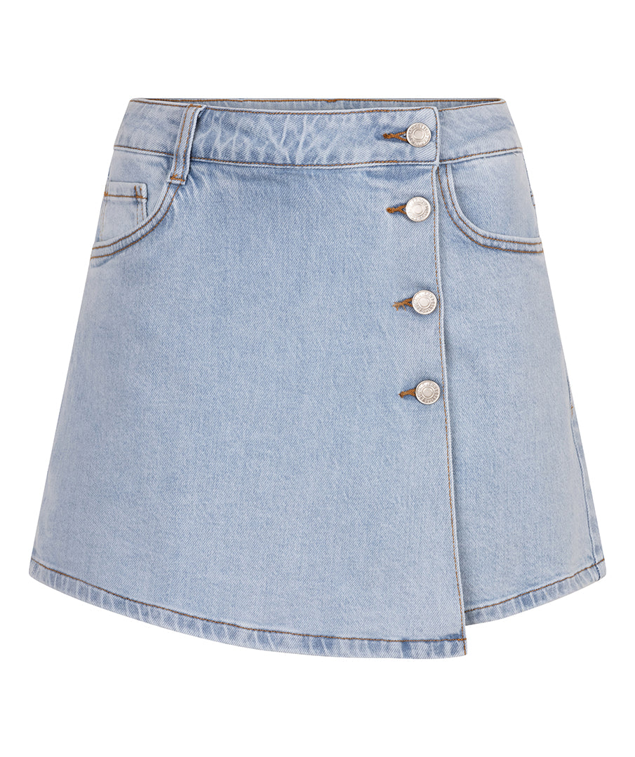 Denim Skort by EsQualo Shorts EsQualo Denim