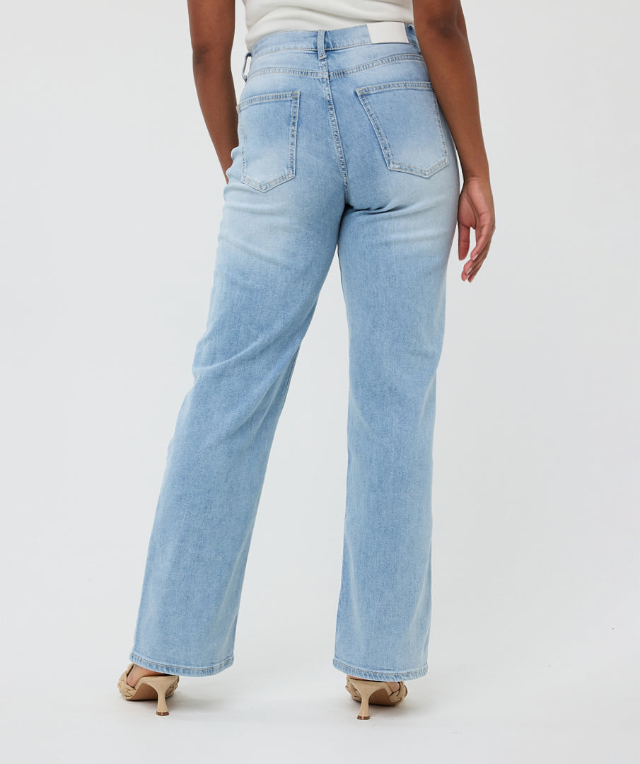 Wide Denim with Stretch by EsQualo Denims EsQualo