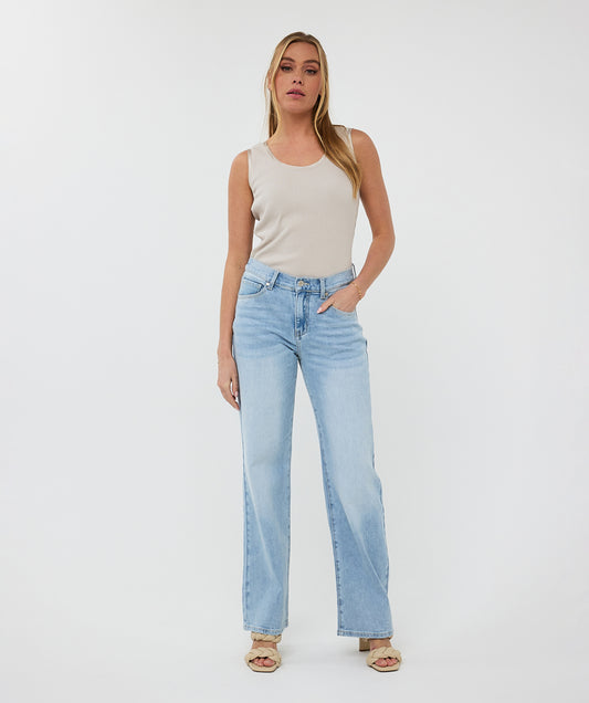 Wide Denim with Stretch by EsQualo Denims EsQualo