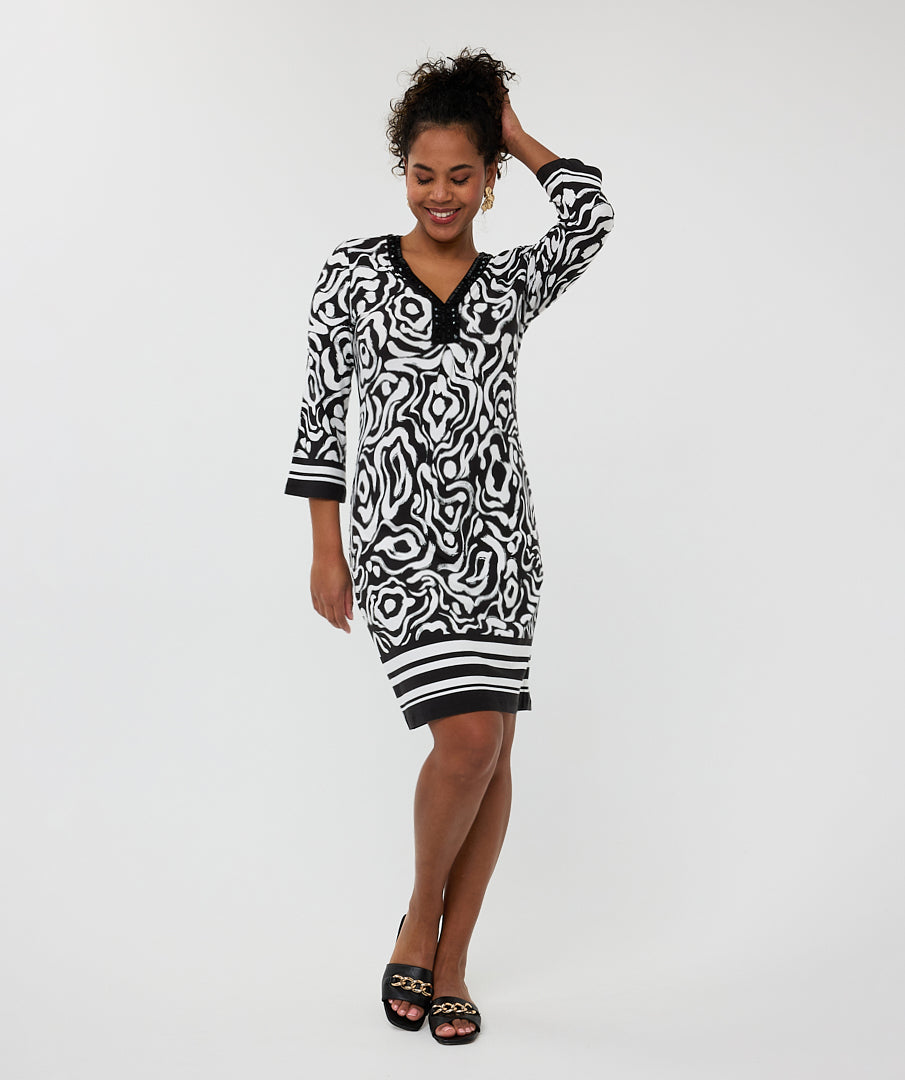 Dress with Beads by EsQualo Dress EsQualo