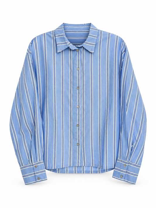Striped Blouse by Brandtex Tops Brandtex
