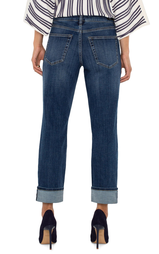 Girlfriend Marley Cuffed Denim by Liverpool Denims Liverpool