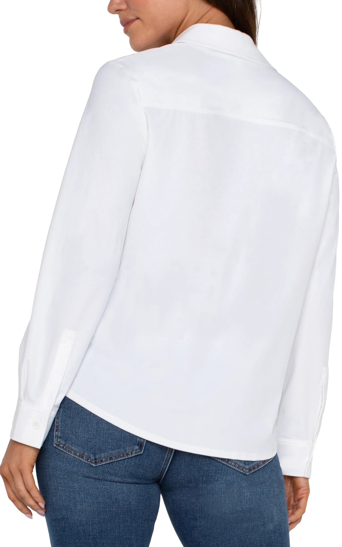 Button Front Blouse by Liverpool Tops Liverpool