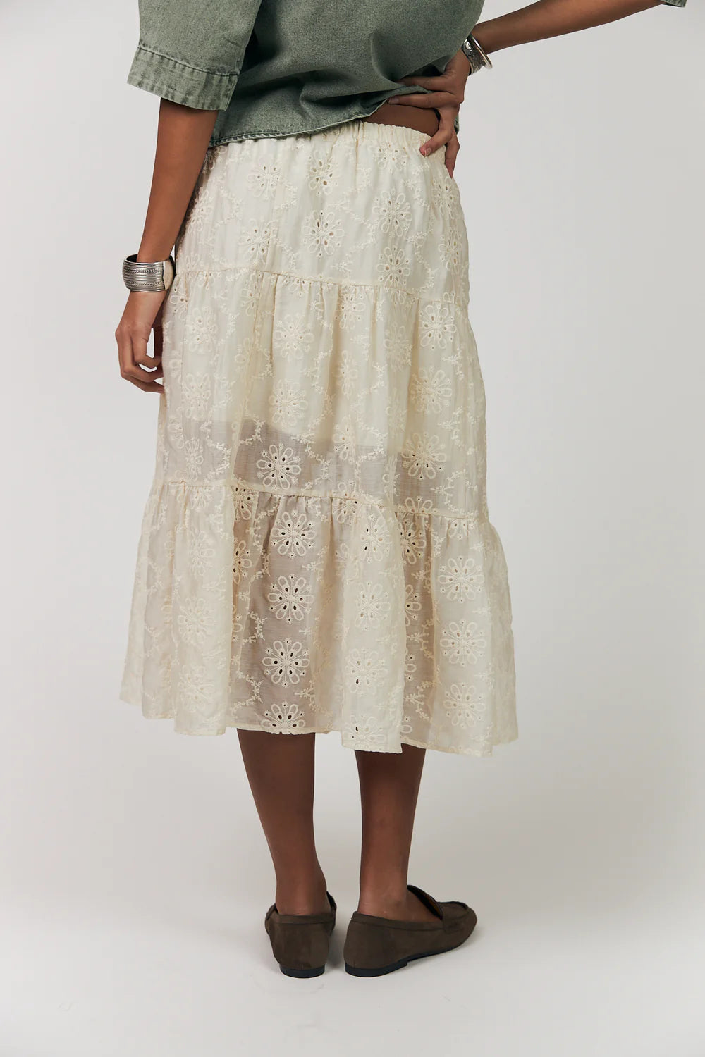 Morning Midi Skirt by Lollys Laundry Dress Lollys Laundry