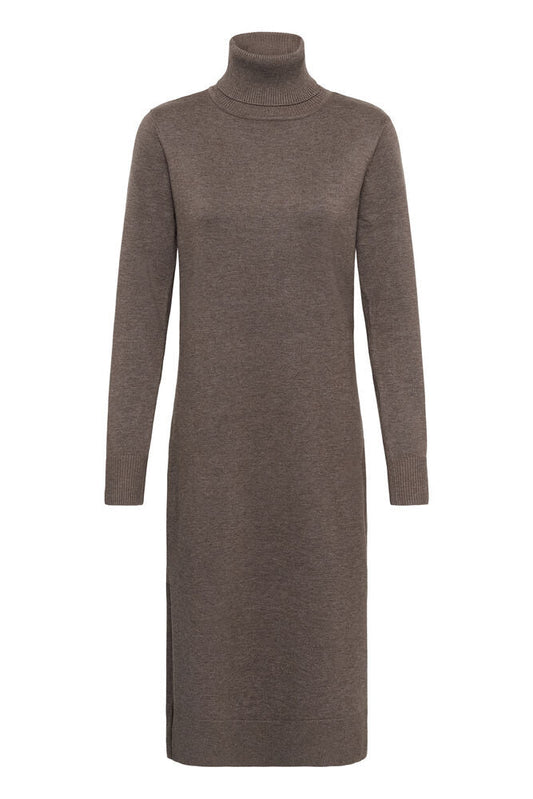 Mila Knit Dress in Mink Melange by Saint Tropez