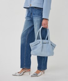 Suedine Tote by EsQualo Bags EsQualo