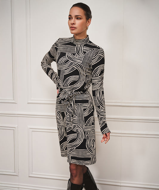 Long Sleeve Dress by EsQualo Dress EsQualo
