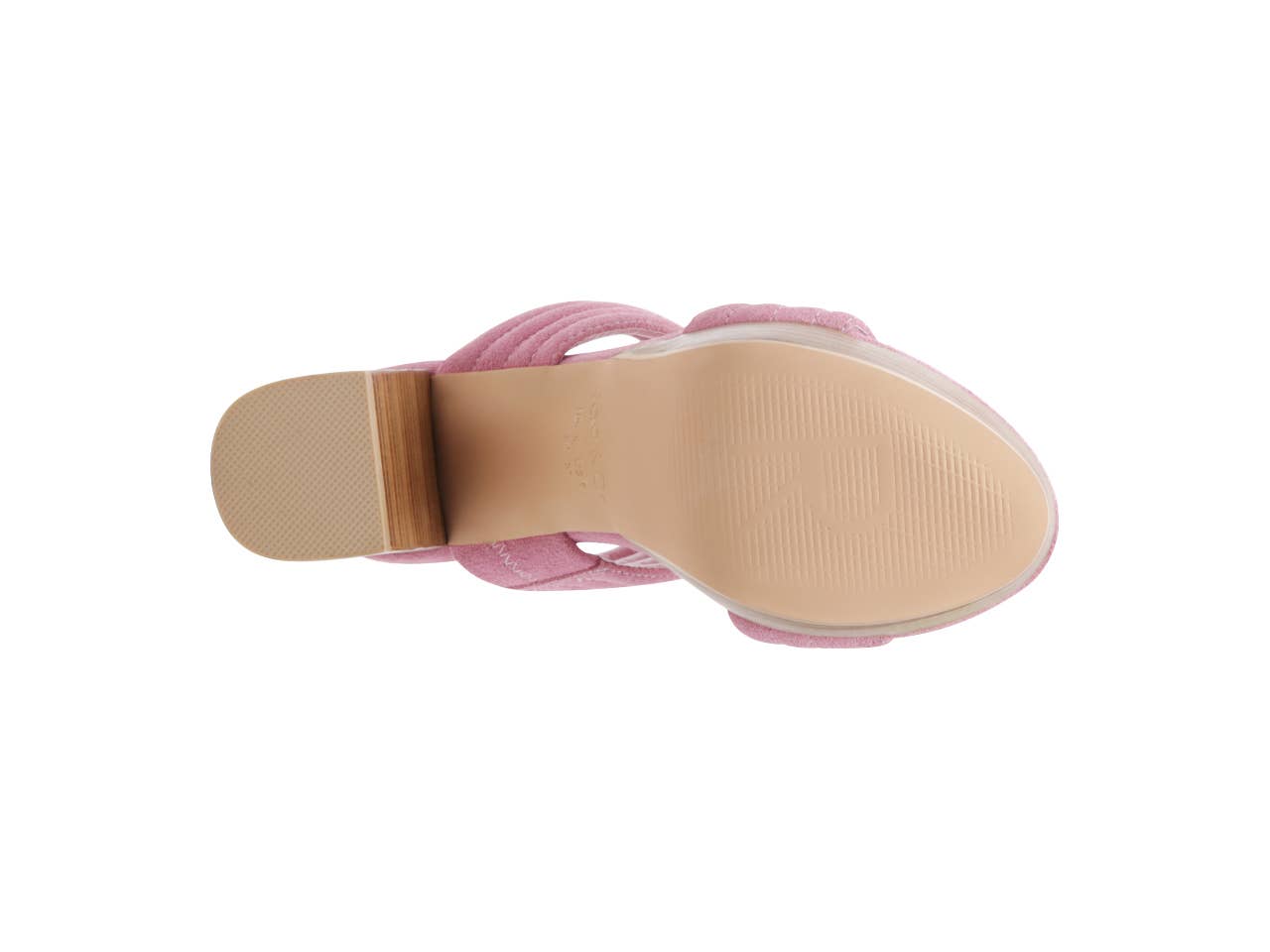 Slip-On Suede Block Heeled Sandal Shoe RagCompany