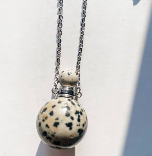 Genuine Perfume Gemstone by HoopLa Accessories HoopLa Style Jasper & Steel