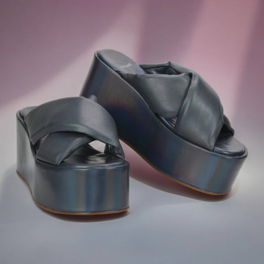 Flatform Slide Sandal by Carrano Shoe Carrano