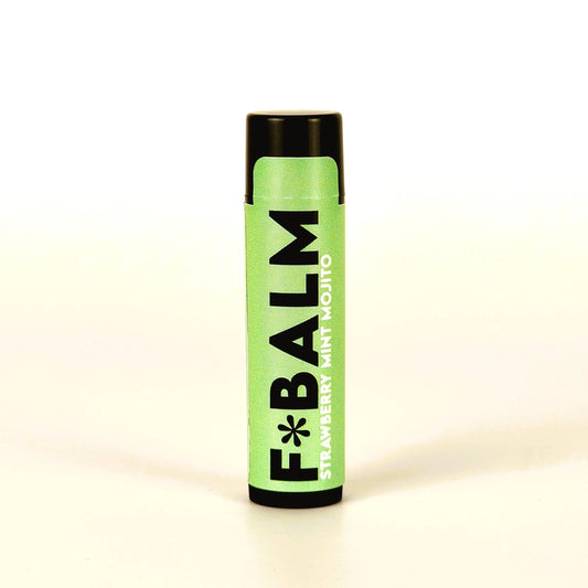 The F*Balm - COCKTAIL Strawberry Mint Mojito Flavoured Lip Balm The F*Balm