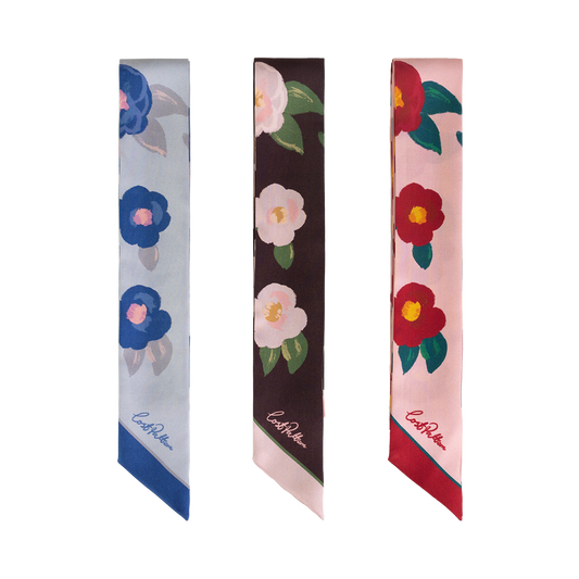 Silk Twilly Neck Bow by Lost Pattern NYC Accessories Lost Pattern NYC