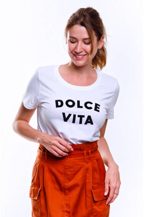 Dolce Vita T-shirt Apparel Tshirt Corner White XS