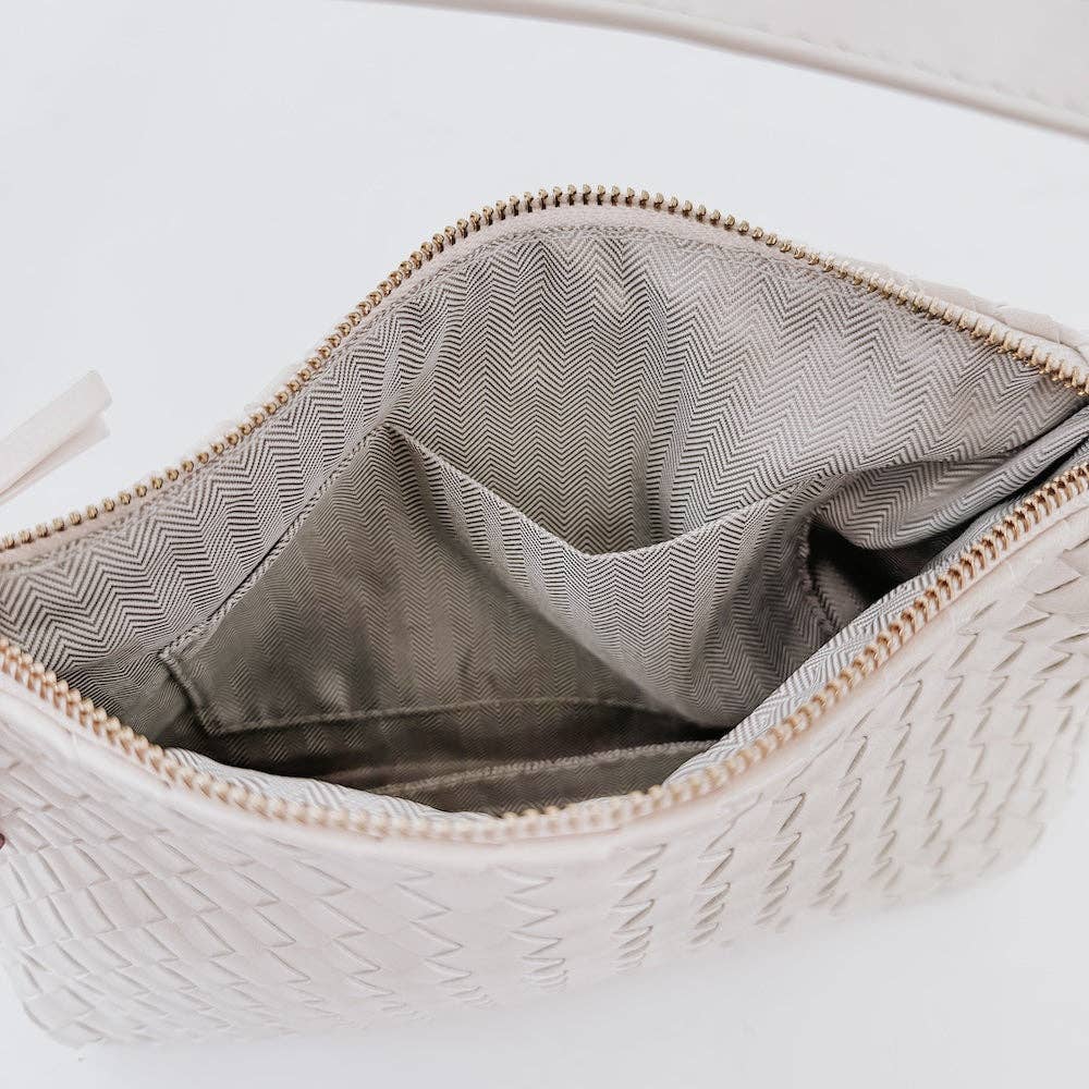 Harper Woven Shoulder Bag Purse Pretty Simple