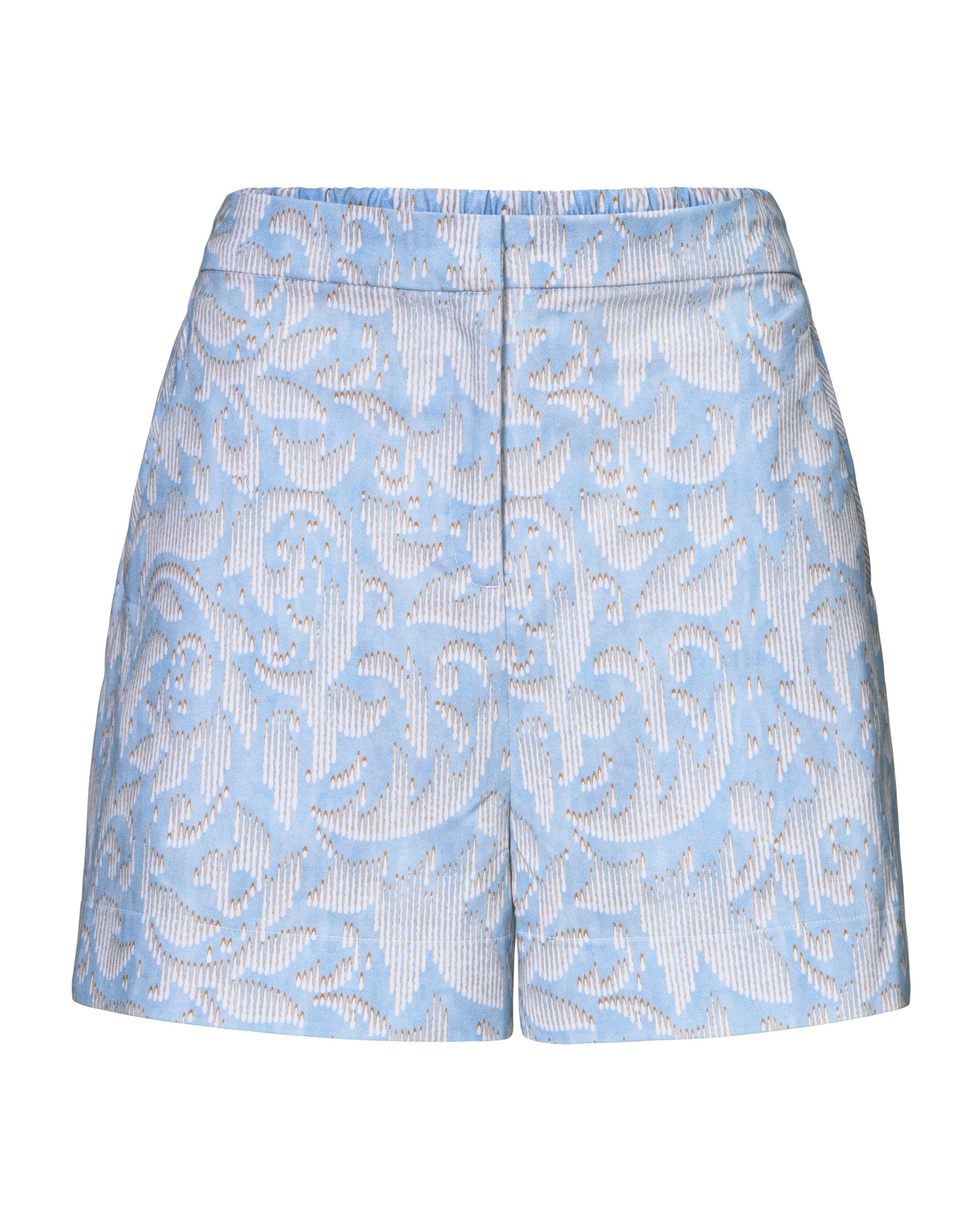 Twill Trouser Short by Hilary MacMillan Shorts Hilary MacMillan Blue