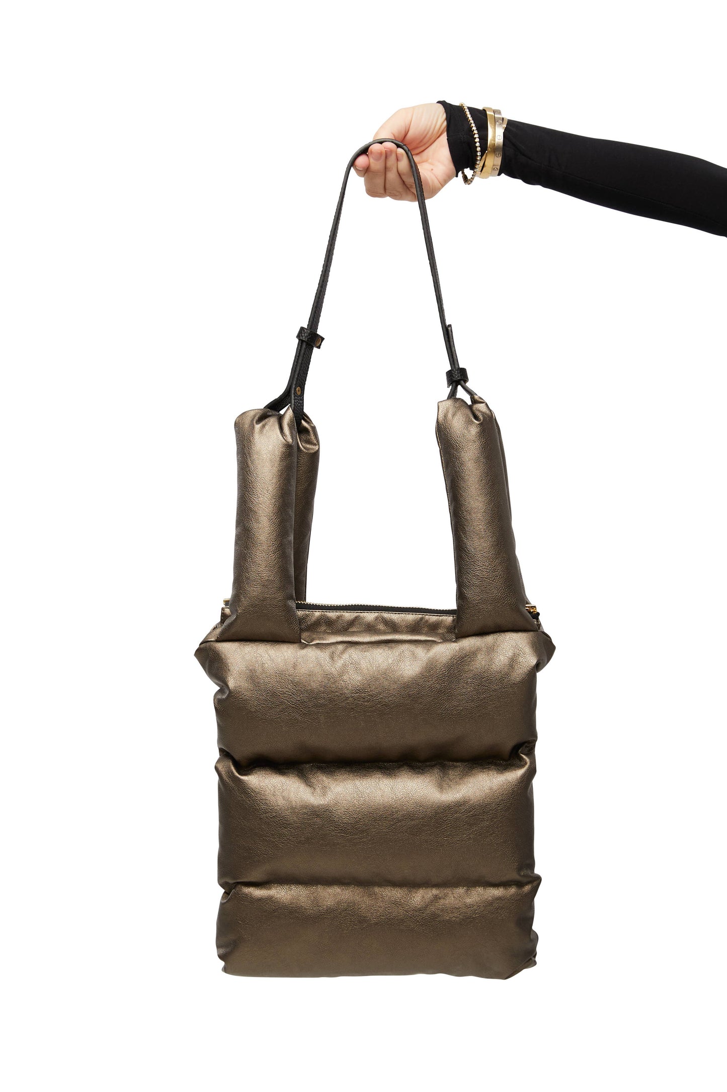 Puffer Tote by FREED Accessories FREED Bronze