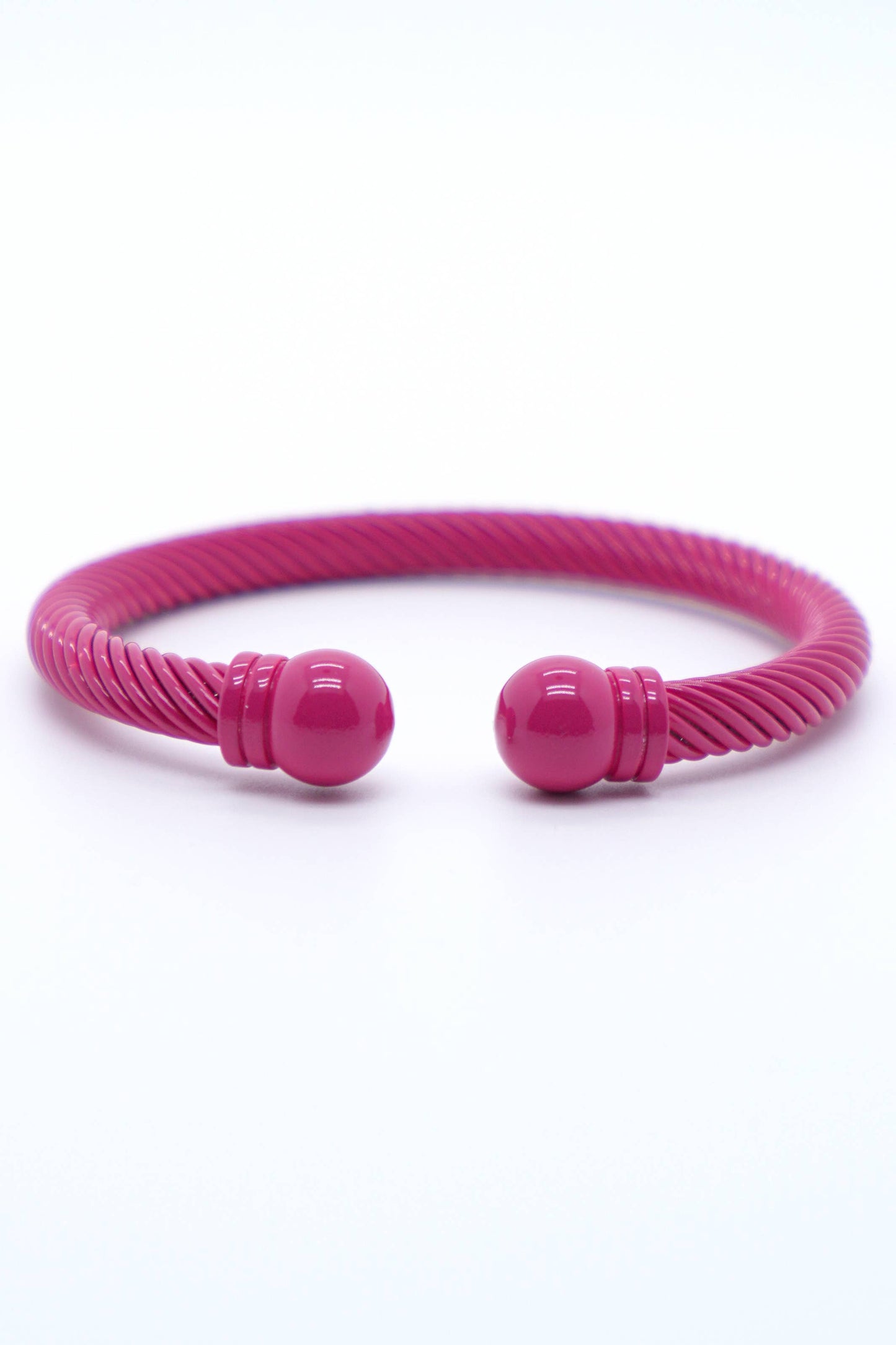 Colourful Bangle Bracelet Accessories BYREN | ÉLINE L'ATELIER Dark Pink