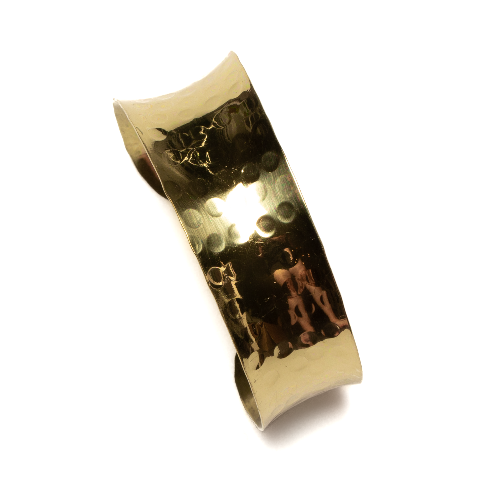 Hammered Metal Cuff - Gold Colour Accessories Suzie Blue Canada