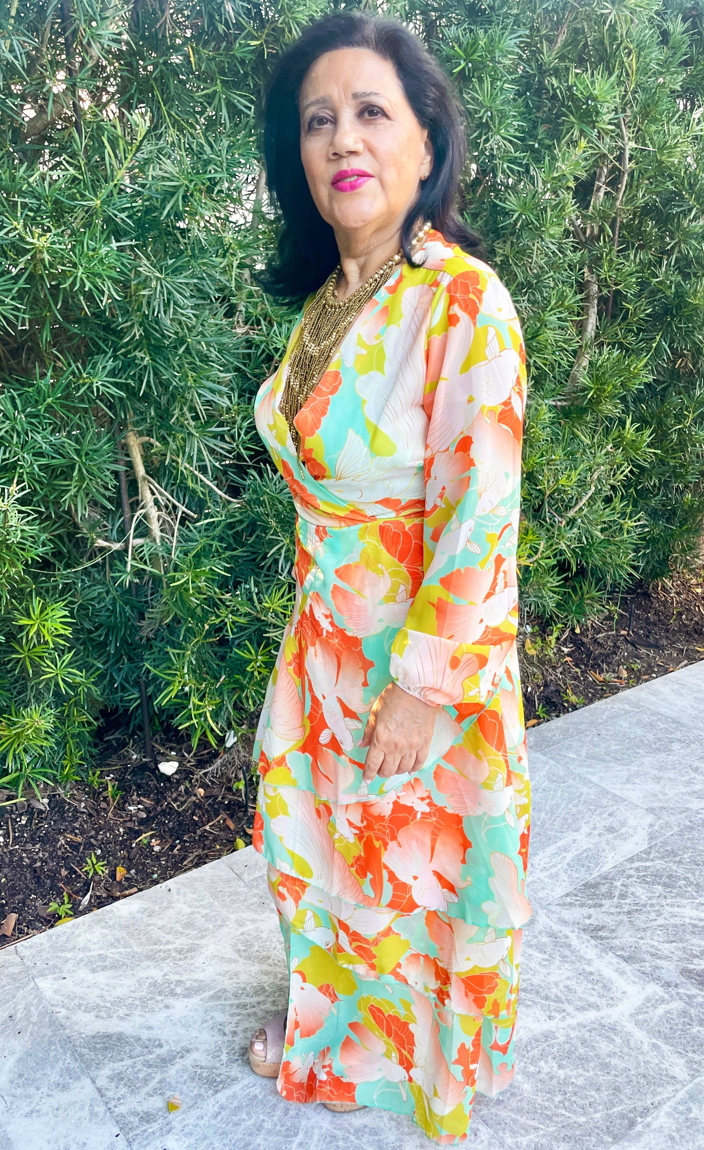 Tiered Dress by Hanily Design Apparel Hanily Design