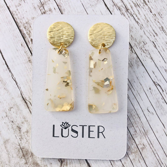 Gold Confetti Earrings Accessories LUSTER