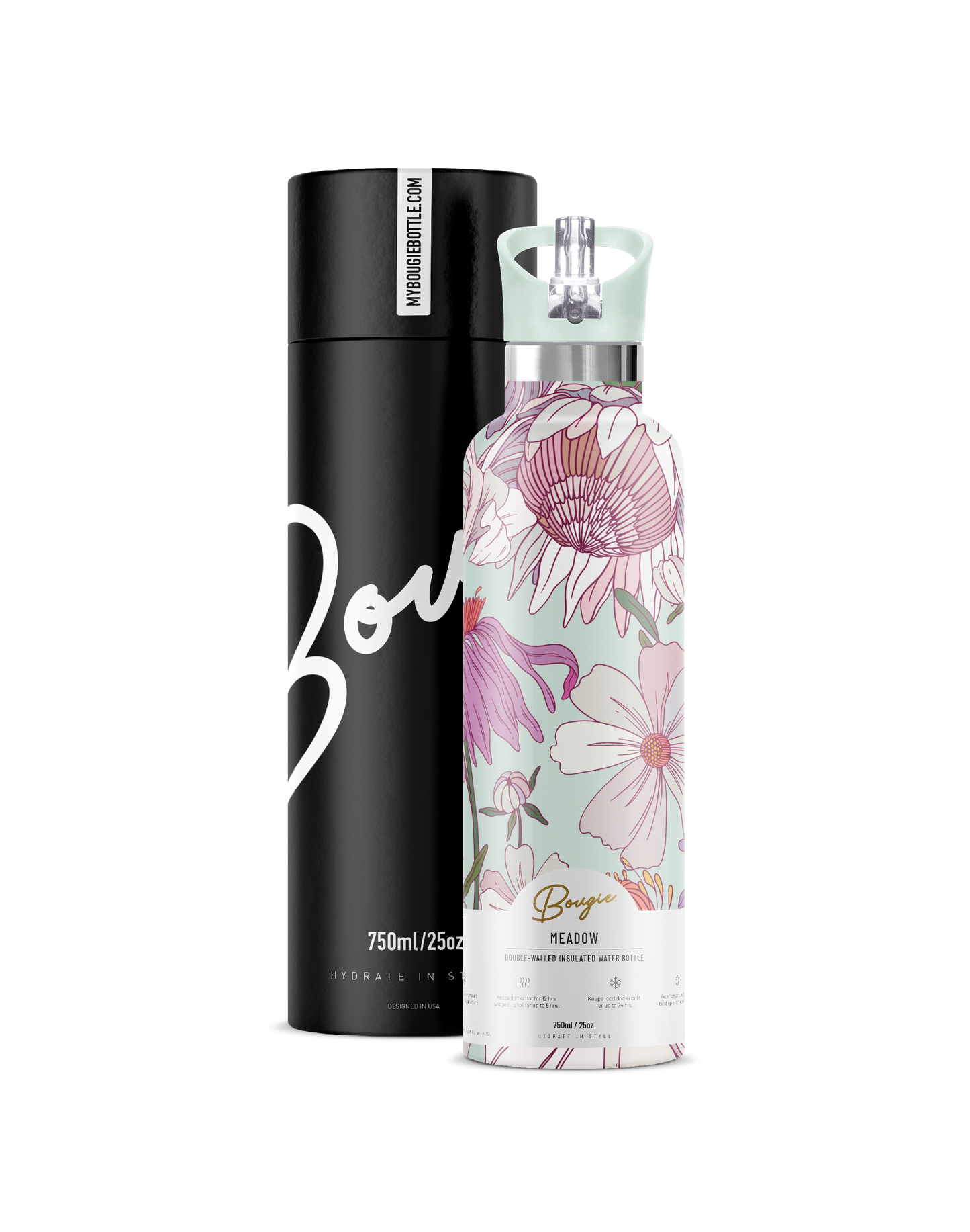 25oz Water Bottle by Bougie Bottle Mugs & Drinkware My Bougie Bottle