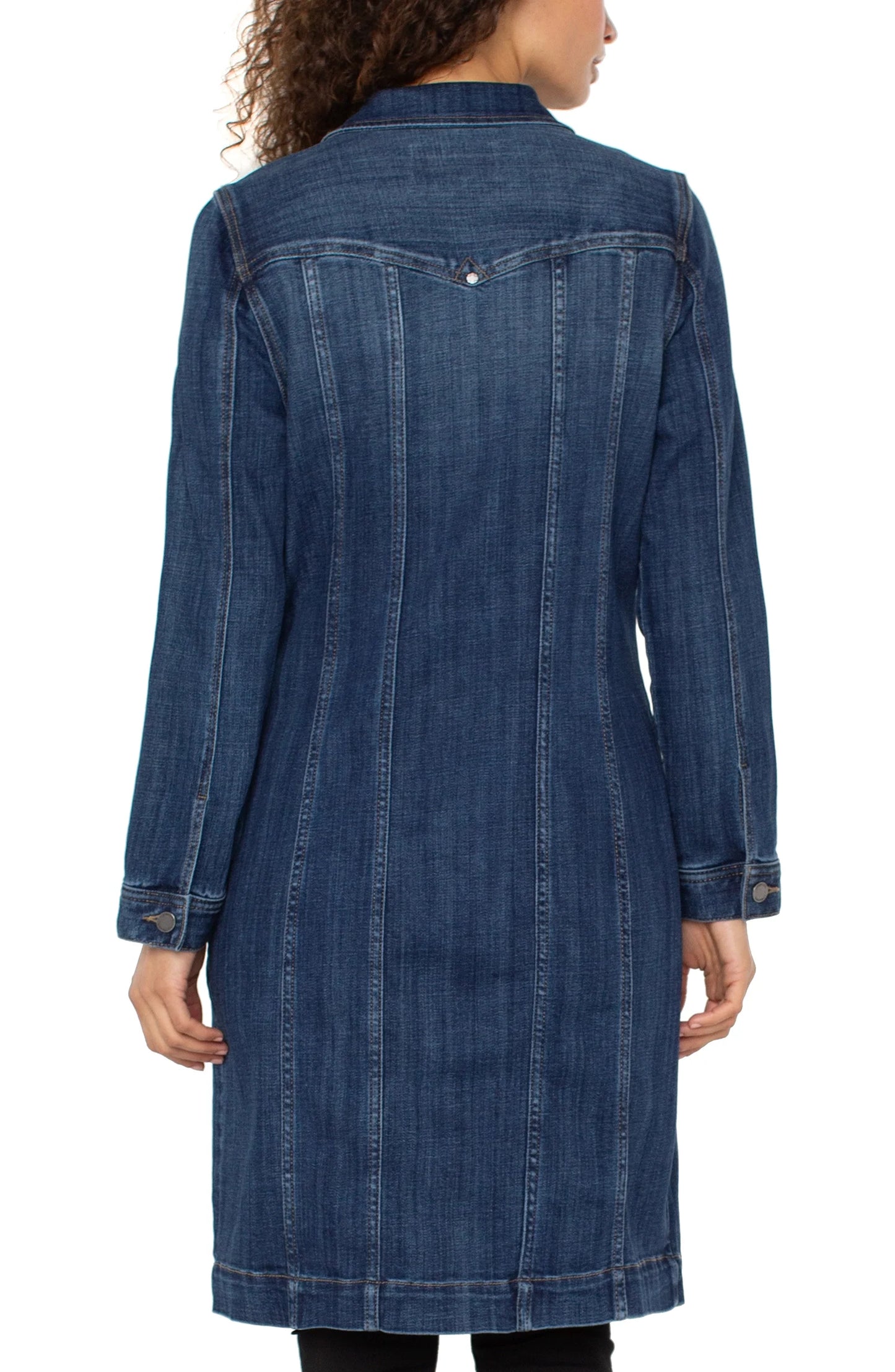 Longline Denim Jacket\Dress by Liverpool Dress Liverpool