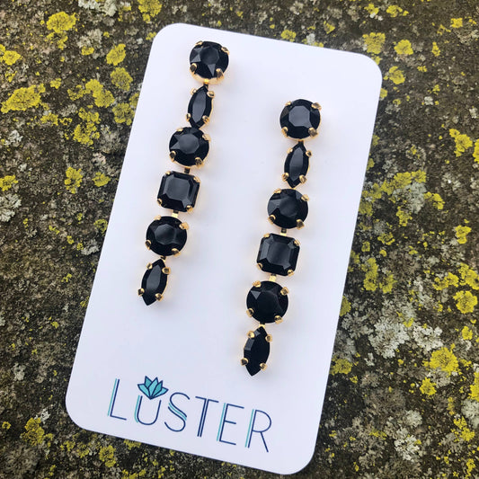 Crystal Dangle Earrings by Luster Jewelry LUSTER