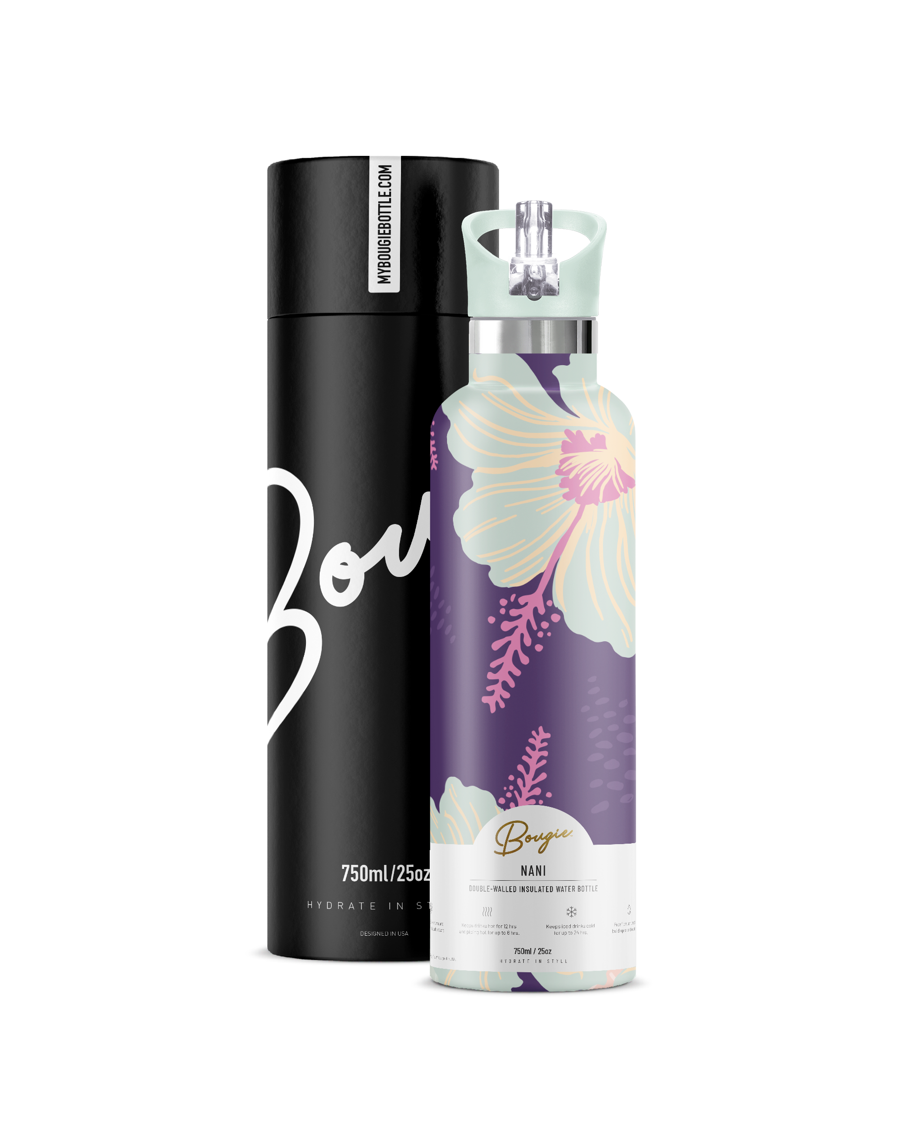 25oz Water Bottle by Bougie Bottle Mugs & Drinkware My Bougie Bottle