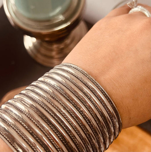 Sterling Silver Cuff by Anji Accessories ANJI