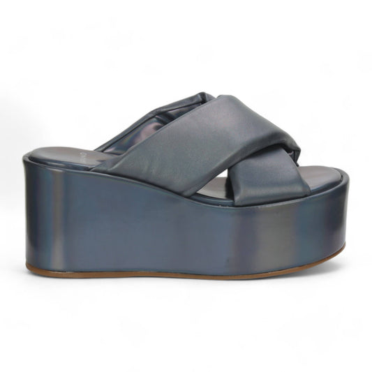 Flatform Slide Sandal by Carrano Shoe Carrano