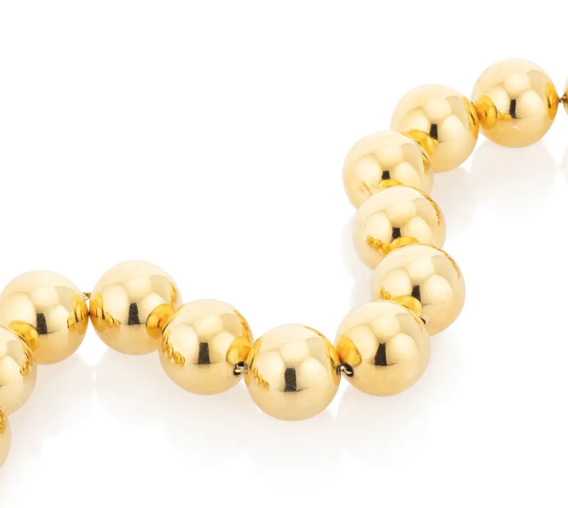 Ball Bead Necklace by Hoopla Style Necklace HoopLa Style
