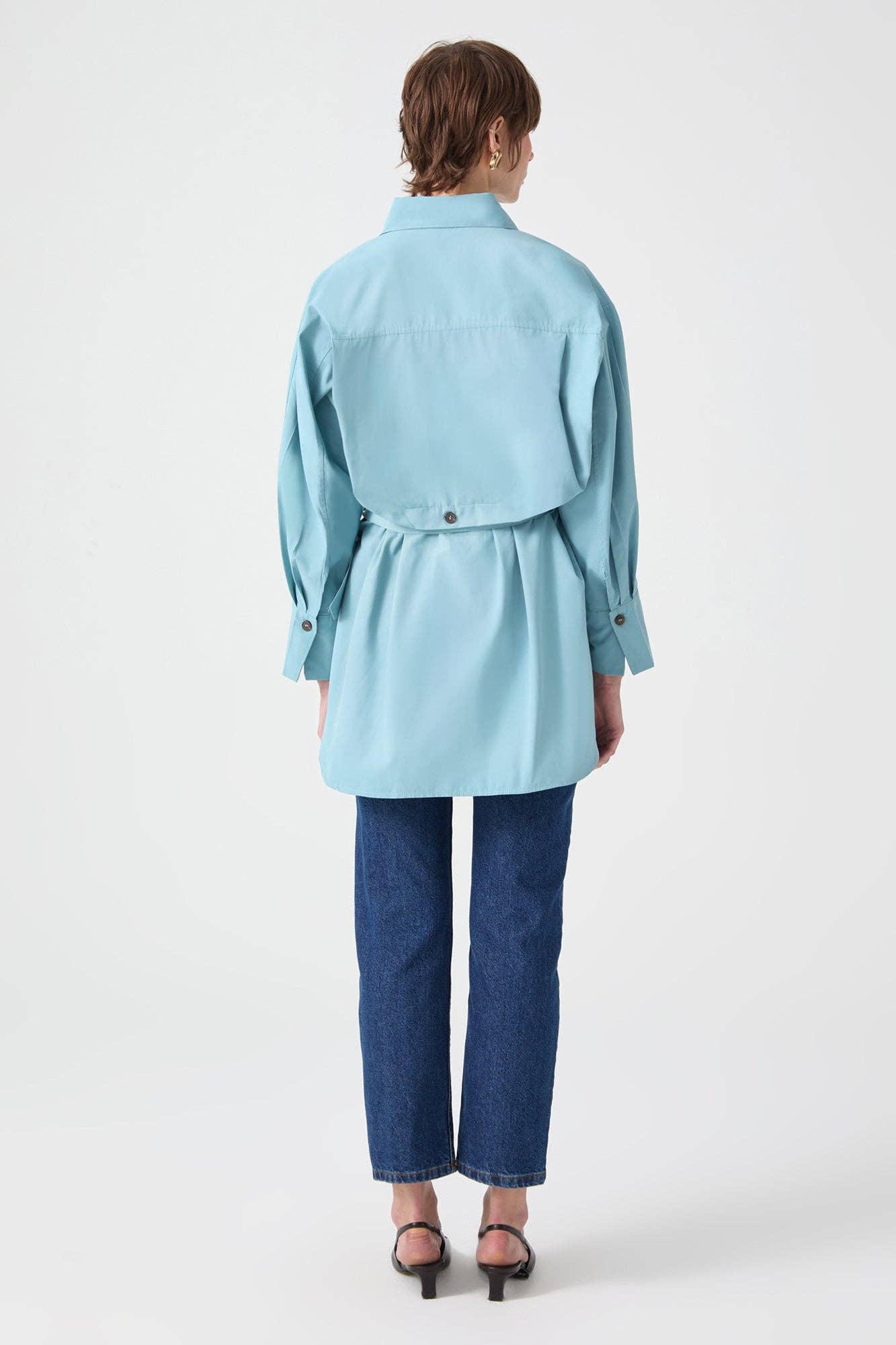 Asymmetrical Poplin Shirt by Touche - 50% Off!