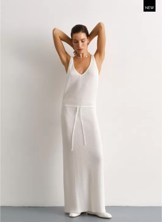 Knit Sundress by Nenya Apparel Nenya Milk