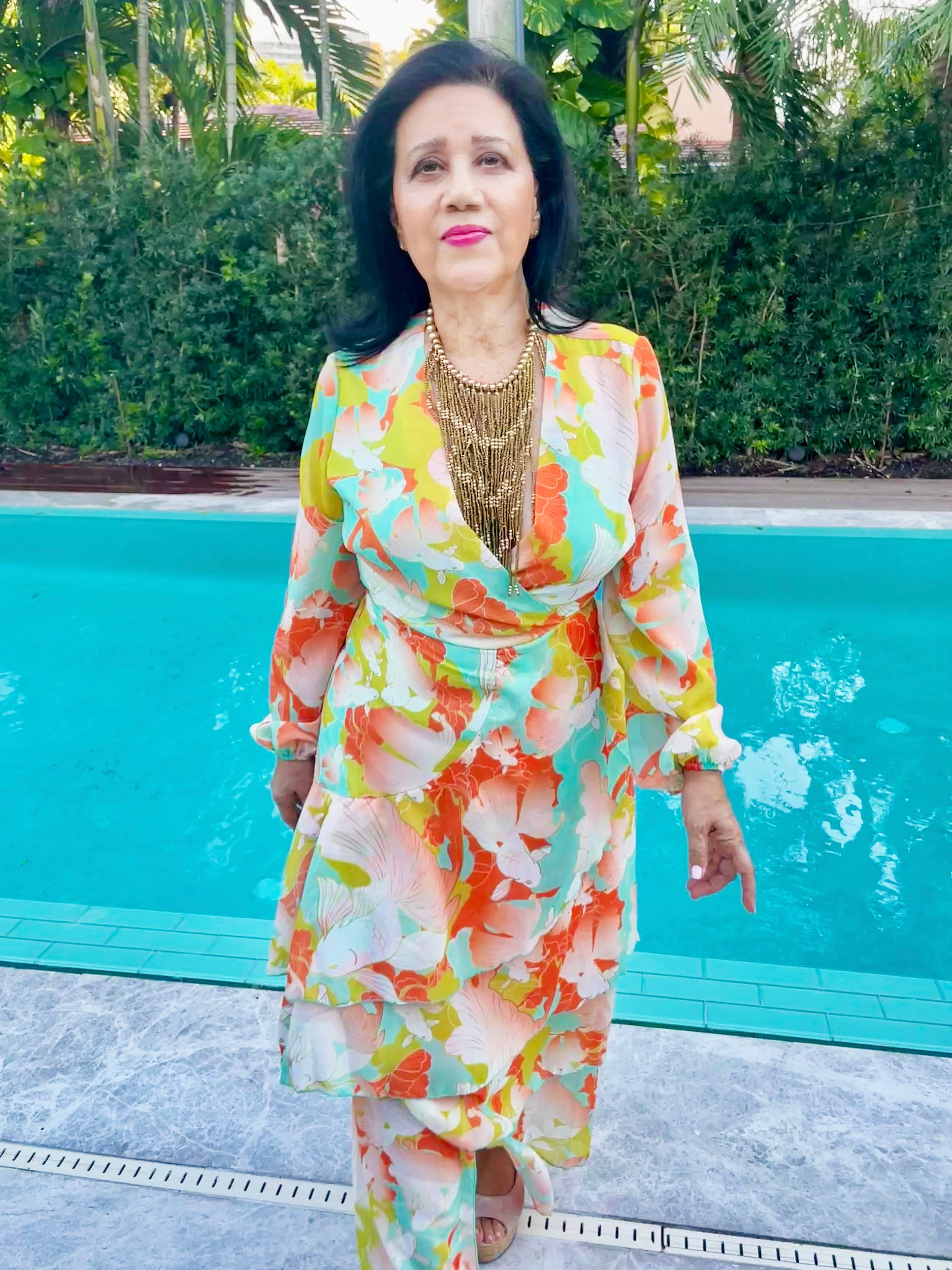 Tiered Dress by Hanily Design Apparel Hanily Design