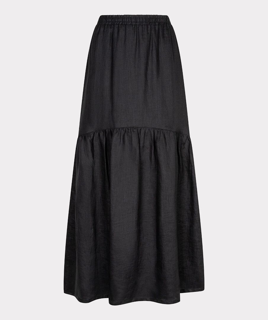 Linen Skirt Maxi by EsQualo Maxi Skirt EsQualo