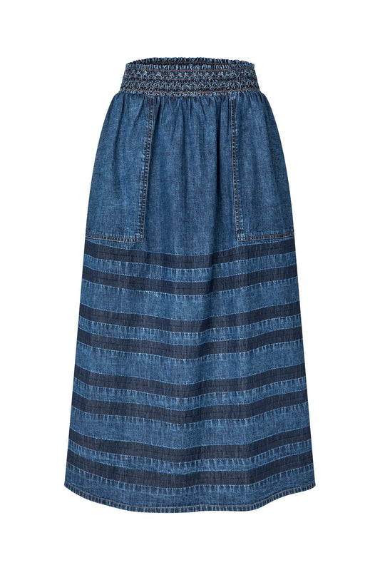 AmondLL Denim Maxi Skirt by Lolly's Laundry Denims LOLLYS LAUNDRY