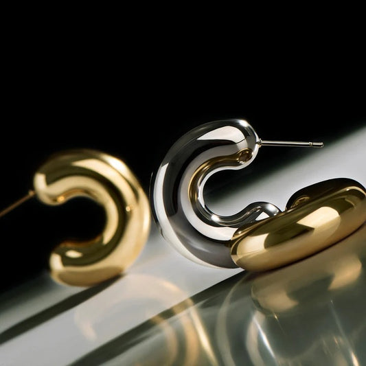 Elcya Hoop Earring by Mia Bijoux Mia Bijoux