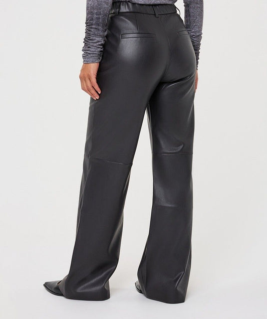Faux Leather Pant by EsQualo Trousers & Pants ESQUALO