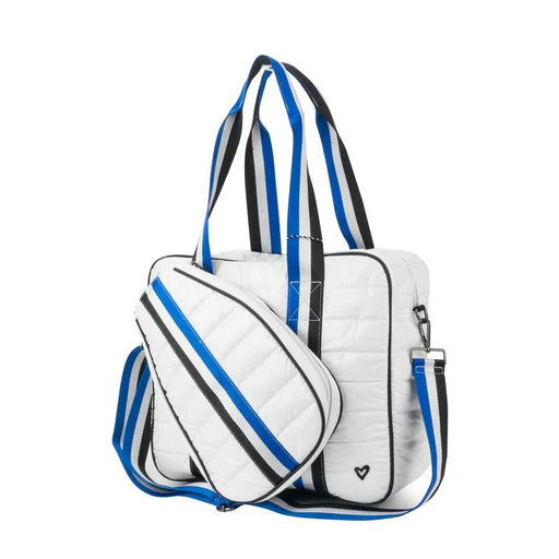 Pickleball Puffer by preneLOVE Handbag preneLOVE White