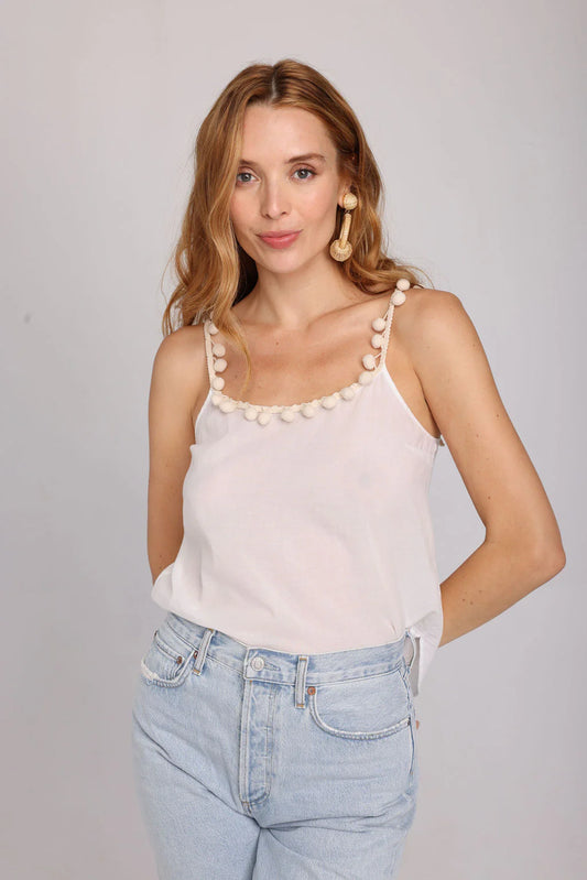 PomPom Tank by Lele de Baltzac Tank Lele de Baltzac