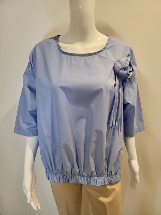 Rosette Shirt by Paolo Tricot Apparel Paolo Tricot Blue